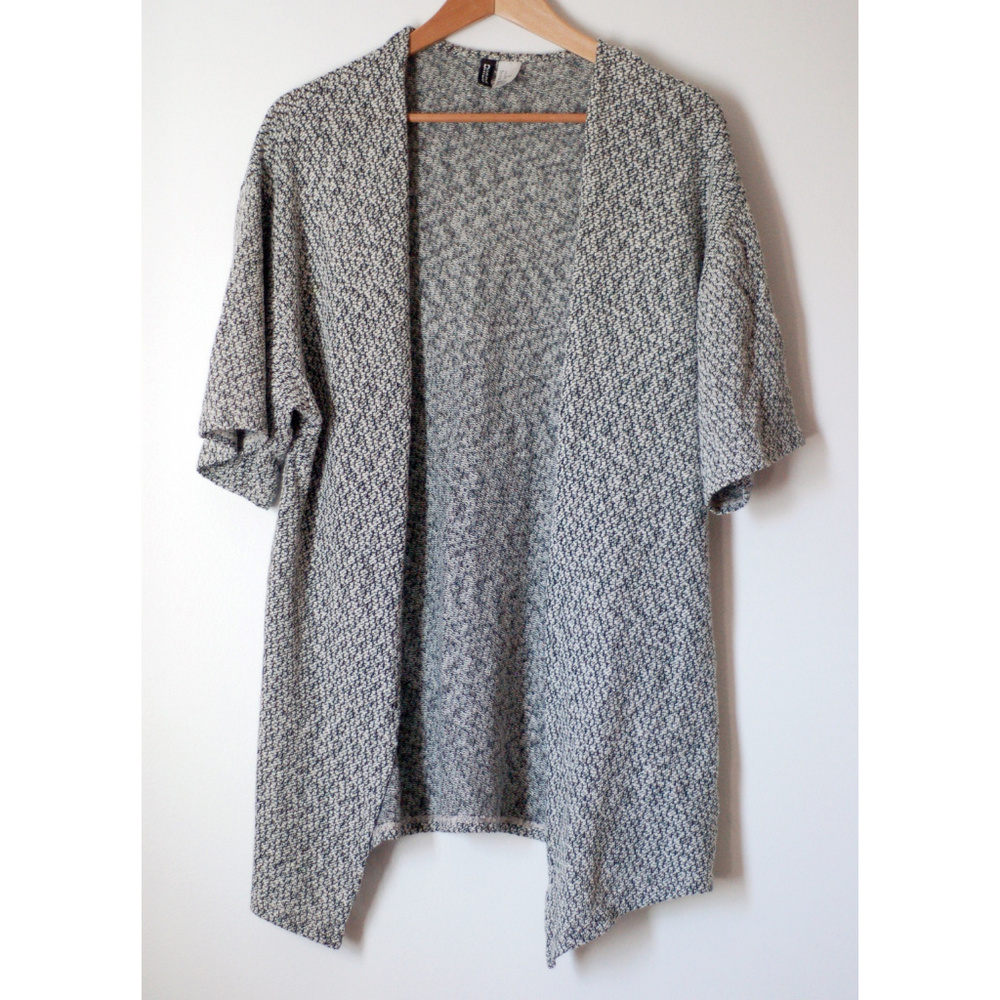 H&M Divided black and white cardigan